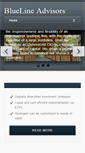 Mobile Screenshot of blueline-advisors.com